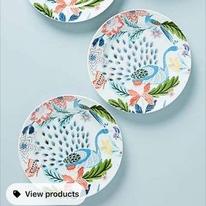 Anthropologie Lyra side plates set of 4
